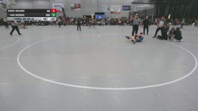 92 lbs Cons. Rd Of 32 - Reed Reams, Immortal Athletics WC vs Ian Weber, Ringers