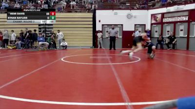 106 lbs Champ. Round 3 - Remi Davis, Griffith vs Ethan Bayliss, Indianapolis Cathedral