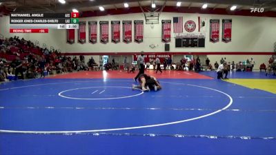 174 lbs Cons. Round 3 - Nathaniel Angle, Arizona Christian vs Rodger Jones-Charles-Shelto, Lassen