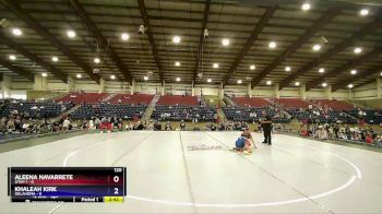 120 lbs Semis (4 Team) - Aleena Navarrete, Utah 1 vs Khaleah Kirk, Oklahoma