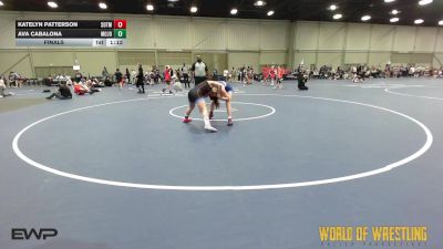 110 lbs Final - Katelyn Patterson, SOTM OK 7-12 1 vs Ava Cabalona, Mojo 7-12
