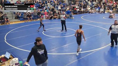 110 lbs Champ. Round 1 - Roman Zarbo, Wilson vs Aijalen Aponte, North Tonawanda