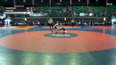 6A 113 lbs Cons. Round 3 - Caleb Barry, Buckhorn vs Liam Dell, Jasper