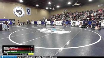 106 lbs Cons. Round 2 - Sierra Alamilla, Monache vs Elliana Bryant, Clovis