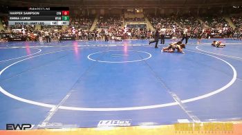 Rr Rnd 2 - Harper Sampson, Coweta Tiger Wrestling vs Emma Luper, Wyandotte Youth Wrestling