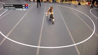 77 lbs Cons. Semis - Lincoln Foss, Pursuit Wrestling vs Cole Pearsall, No Nonsense Wrestling