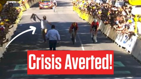 Crazed Fan Nearly Derails Tour de France Stage 11 Finish