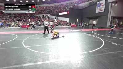 135 lbs Cons. Round 3 - Camden Lemmer, Edgar vs Henry Buttke, Wisconsin