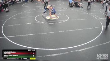 5A 113 lbs Quarterfinal - Preston White, Chapin vs Adrain Galo, White Knoll