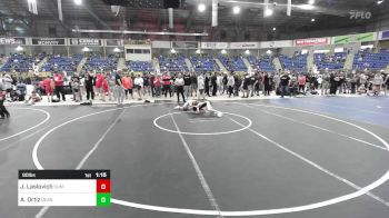 90 lbs Semifinal - James Laslovich, Summit WC vs Ayden Ortiz, Bear Cave WC