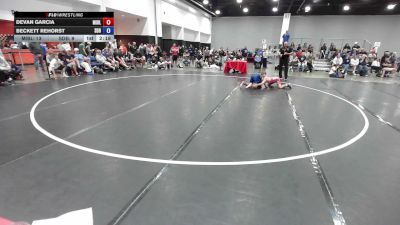 132 lbs Devan Garcia, Team Michigan - Blue vs Beckett Rehorst, South Dakota Blue