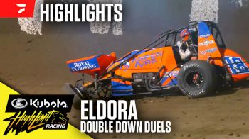 Highlights | 2025 Kubota HLR Double Down Duels at Eldora Speedway