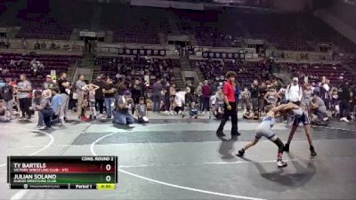 63 lbs Cons. Round 2 - Julian Solano, Duran Wrestling Club vs Ty Bartels, Victory Wrestling Club - VTC