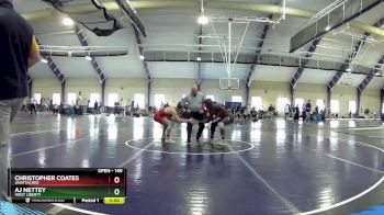 149 lbs Champ. Round 1 - Christopher Coates, Unattached vs Aj Nettey, West Liberty