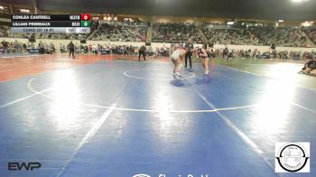 150 lbs Consi Of 16 #1 - Conlea Cantrell, Westmoore Wresting vs Lillian Primeaux, Mojo Grappling Academy