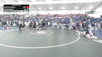 138 lbs Champ. Round 1 - Jaxton Lawson, Mountain View vs Ridge Bagley, Lehi