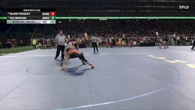 D3-165 lbs Cons. Round 2 - Blake Peasley, Belding vs Kai Mishler, Lansing Catholic