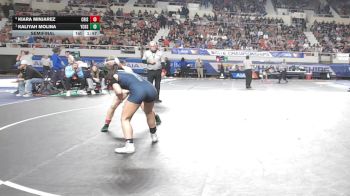 116-D2 Semifinal - Kaliyah Molina, Yuma Catholic High School vs Kiara Minjarez, Crismon