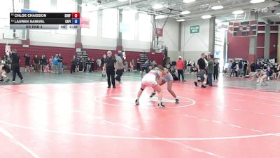 128B lbs Rr Rnd 2 - Chloe Chaisson, Surfside X vs Lauren Samuel, Capital City Wrestling Club
