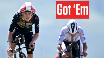 Vingegaard CHASES DOWN Suffering Evenepoel