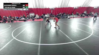 16U Boys - 165 lbs 5th Place Match - GioVonnie Sowell, Wisconsin vs Dylan La Kosh, Wisconsin