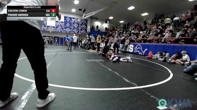 58-61 lbs Rr Rnd 5 - Colton Lynch, Chandler Takedown Club vs Fisher Herren, Chickasha Youth Wrestling