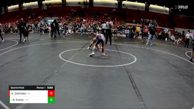 68 lbs Quarterfinal - Bryce Gates, TDWC vs Kaiden Galindez, Massa`s Maniacs