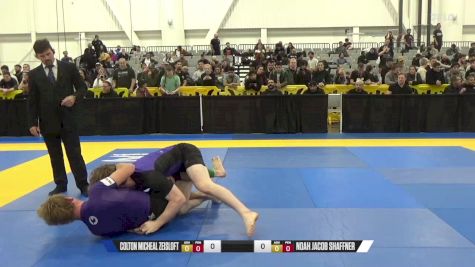 Noah Jacob Shaffner vs Colton Micheal Zeisloft 2024 World IBJJF Jiu-Jitsu No-Gi Championship