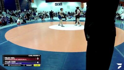 113 lbs Cons. Round 5 - Miles Neil, Shenandoah Valley Wrestling Cl vs Tyler Shin, Integrity Wrestling Club