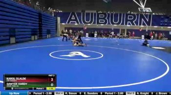 106 lbs Champ. Round 1 - Sawyer Hardy, Spain Park Hs vs Karol Olalde, Lee County