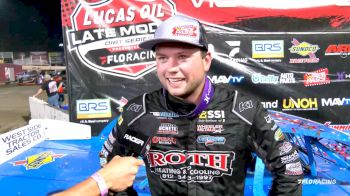 Hudson O'Neal Reacts After Silver Dollar Nationals Victory At Huset's Speedway