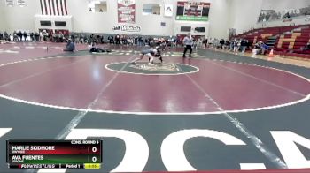 100 lbs Cons. Round 4 - Ava Fuentes, Jerome vs Marlie Skidmore, Owyhee