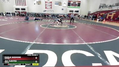 100 lbs Cons. Round 4 - Ava Fuentes, Jerome vs Marlie Skidmore, Owyhee