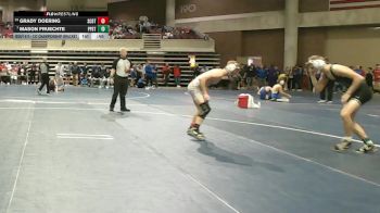 127 Championship Bracket Cons. Round 3 - Grady Doering, St. Cloud Tech vs Mason Fruechte, Pipestone