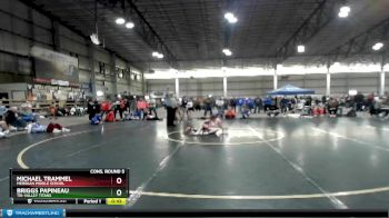 80 lbs Cons. Round 5 - Michael Trammel, Meridian Middle School vs Briggs Papineau, Tri-Valley Titans