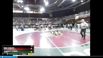 160 lbs Cons. Round 2 - Garrett Forbes, La Pine vs Ben Coburn, Baker/Powder Valley