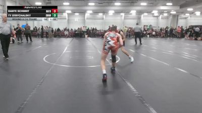 120 lbs Round 8 (10 Team) - Dante Schmidt, Mat Assassins Black vs Ty Strychalsky, Savage WA White