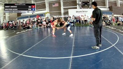132 lbs Cons. Round 6 - Jimmy Jimenez, California vs Brayden Bosh, Utah