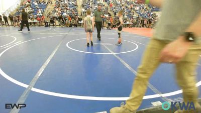 83 lbs Consi Of 4 - Carver Kirby, Jay Wrestling Club vs Ryker Bishop, Salina Wrestling Club
