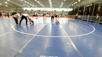 52 lbs Rr Rnd 2 - Wyatt Wolf, Indiana Outlaws Green vs Grayson Bullin, Team RJN Green