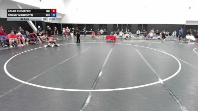 132 lbs Caleb Schaefer, Team Indiana Blue vs Tommy Marchetti, New Jersey
