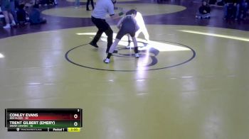 106 lbs Round 3 (8 Team) - Trent GIlbert (Emery), Snow Canyon vs Conley Evans, Box Elder