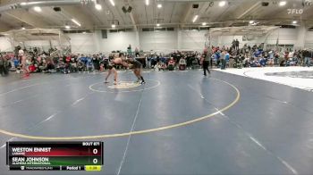 157 lbs Champ. Round 3 - Weston Ennist, Laramie vs Sean Johnson, Alameda International