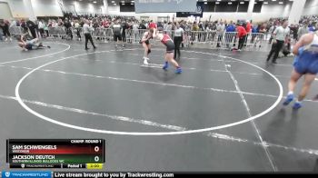 190 lbs Champ. Round 1 - Sam Schwengels, Wisconsin vs Jackson Deutch, Southern Illinois Bulldogs WC