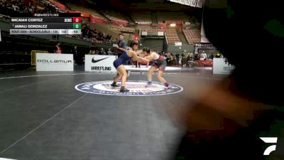 Schoolgirls - 120 lbs Quarters - Janali Gonzalez vs Micaiah Cortez, Daniel Cormier Wrestling Club