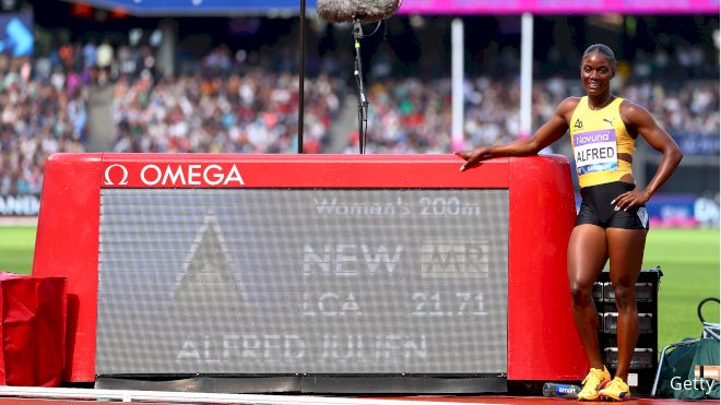 Julien Alfred Crushes 200m Field With 21.71 PB Ahead of Tokyo 2025 Worlds