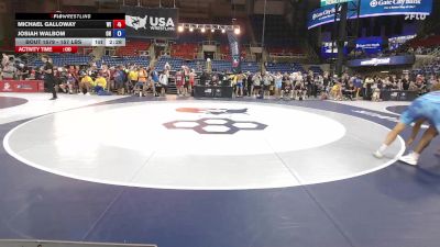 157 lbs Cons. Sub-rd Of 32 - Michael Galloway, WI vs Josiah Walbom, OH