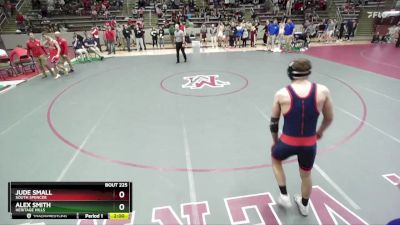 150 lbs Semifinal - Alex Smith, Heritage Hills vs Jude Small, South Spencer