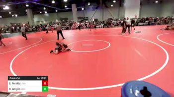 65 lbs Consi Of 4 - Silas Peralta, Lockjaw Wc vs Drew Wright, Natrona Colts