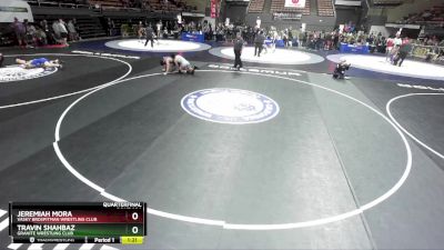 215 lbs Quarterfinal - Jeremiah Mora, Vasky BrosPitman Wrestling Club vs Travin Shahbaz, Granite Wrestling Club